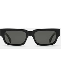 Retrosuperfuture - Zonnebril Roma Zwart Wch Zwart/zwart Unisex - Lyst