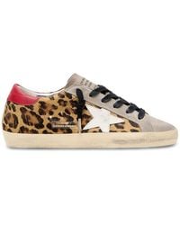 Golden Goose - Super Star Leather Sneakers - Lyst