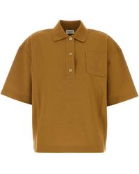 Saint Laurent - Logo Shirt Collar Polo - Lyst