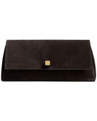 KHAITE - Audrey Leather Clutch - Lyst