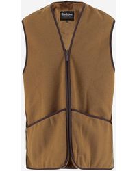 Barbour - Ritsed Acryl Fleece Vest - Lyst