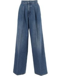 Alberta Ferretti - Straight-Leg High-Waist Trousers With Clean Tailored Finish - Lyst