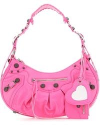 Balenciaga - Ruffled Satin Crossbody Handbag For , Color, Ss23 - Lyst