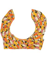 La DoubleJ - 'Ruffle' Bikini Top - Lyst