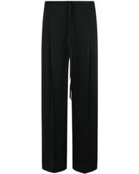 Rohe - Zwarte Acetaat Blend Broek - Lyst