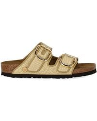 Birkenstock - Arizona Raffia Big Buckle Natural Sandal - Lyst