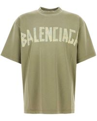 Balenciaga - Camiseta con logo estampado - Lyst