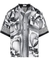 Versace - 'Informal' Silk Shirt - Lyst