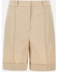 Eleventy - Hoogste Katoenen Lycra Zand Shorts - Lyst