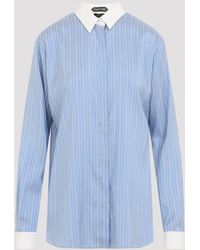 Tom Ford - Striped Silk Shirt - Lyst