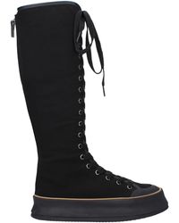 Max Mara - Stivali Donna Tessuto Nero - Lyst