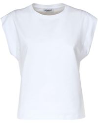 Dondup - Cotton T Shirt With Armholes - Lyst