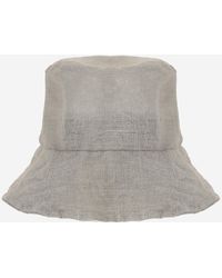 Reinhard Plank - Linen Bucket Hat - Lyst