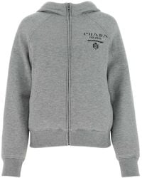 Prada - Cashmere Blend Down Jacket - Lyst