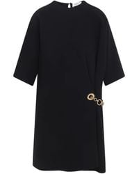 Celine - Viscose Midi Dress - Lyst