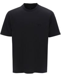 Y-3 - T Shirt With Tonal Logo - Lyst