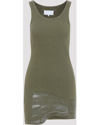 Maison Margiela - Cotton Mini Dress - Lyst