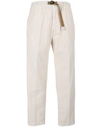 White Sand - Wide-Stripe Corduroy Tapered Pants - Lyst