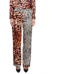 Roberto Cavalli - Moray Eel Print Pants - Lyst