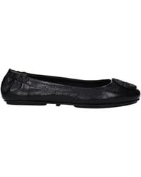 Tory Burch - Minnie Travel Ballerina Leather - Lyst