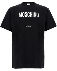 Moschino - Gedrucktes T -Shirt - Lyst
