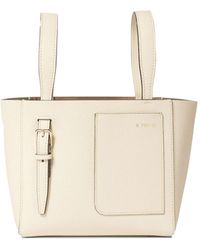 Valextra - "Soft Micro" Bucket Bag - Lyst
