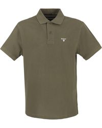 Barbour - Tartan piqué polo - Lyst