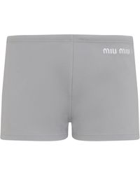 Miu Miu Cuffed Shorts | Lyst Canada