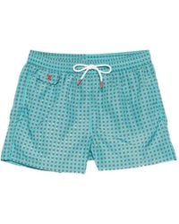 Kiton - Geometric Print Swimsuit - Lyst