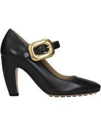 Bottega Veneta - Décolleté Donna Pelle Nero - Lyst