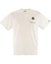 Mc2 Saint Barth - Austin T -Shirt mit Stickerei und Brusttasche - Lyst