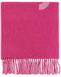 Jacquemus - Sciarpa Con Logo E Frange-Donna - Lyst