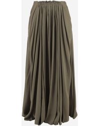 Sa Su Phi - Long Cotton Blend Skirt - Lyst