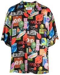 Ambush - Graphic Print Cuban Collar Shirt - Lyst