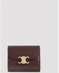 Celine - Small Flap Wallet - Lyst