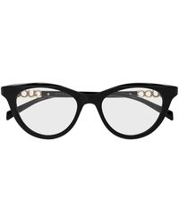 Gucci - Gafas Gg2034 O 001 Negro/Transparente Mujer - Lyst