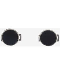 BOSS - Brass Cufflinks With Logo - Lyst