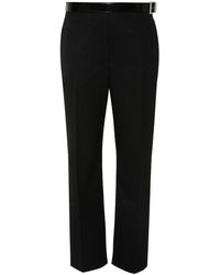Prada - Gabardine Trousers - Lyst