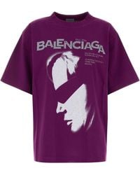 Balenciaga Limited Edition Music Series Oversized T-Shirt in Black