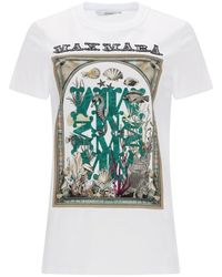 Max Mara - Tshirt Spadino Con Stampa - Lyst