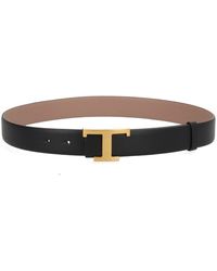 Tod's - T Logo Buckle Belt - Lyst