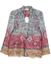 Pierre Louis Mascia - Silk Single-Breasted Jacket - Lyst