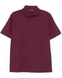 Emporio Armani - Cotton Polo Shirt - Lyst