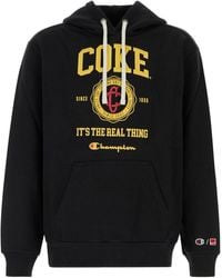 Champion - Long Sleeves Printed Hoodie - Lyst