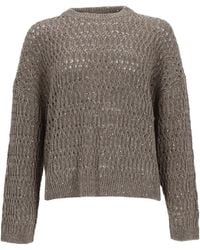 Brunello Cucinelli - Linen Knitwear - Lyst