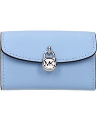 Michael Kors - Lyra Wallet Sky/Soft Sky Leather - Lyst