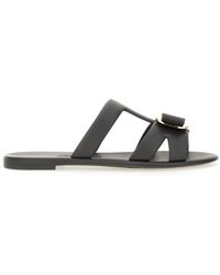 Ferragamo - Sandalo Slide "New Vara" - Lyst