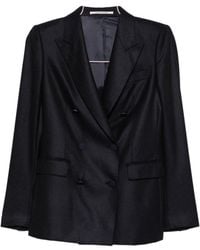 Tagliatore - Wool And Cashmere Double-Breasted Jacket - Lyst