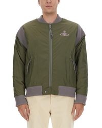 Vivienne Westwood - Bomber Jacket With Logo - Lyst