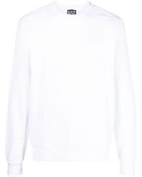 EA7 - Logo Coton Crewneck Sweatshirt - Lyst